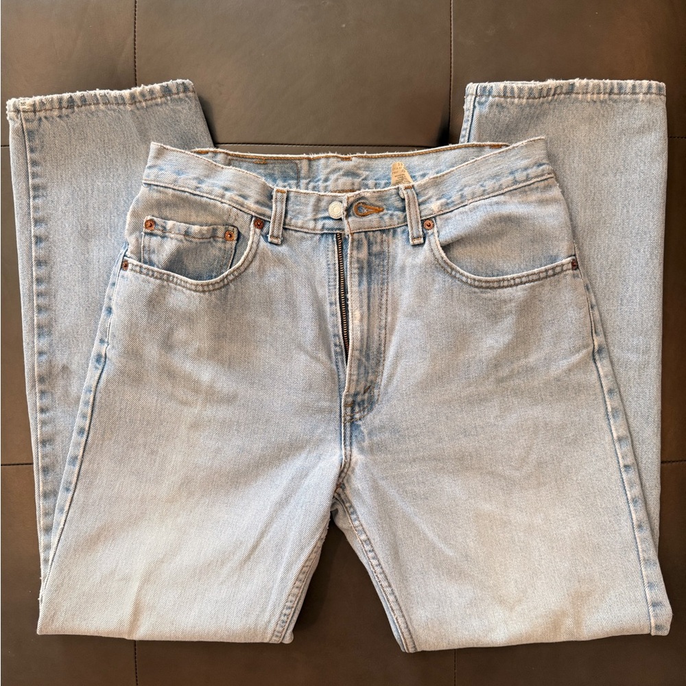 Vintage Levi's 505 Light Wash Straight Jeans